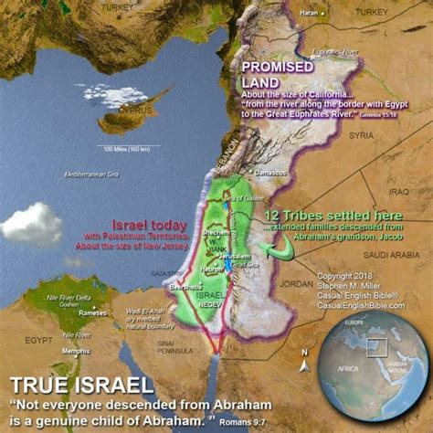 Biblical Boundaries Of Israel