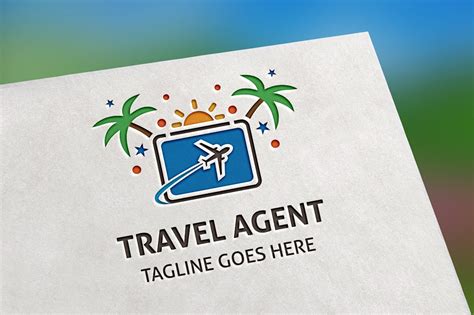 Travel Agent Logo Template #122937 - TemplateMonster