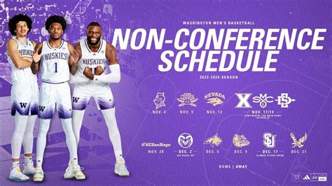 UW Men's Basketball Non-Conference Schedule Revealed