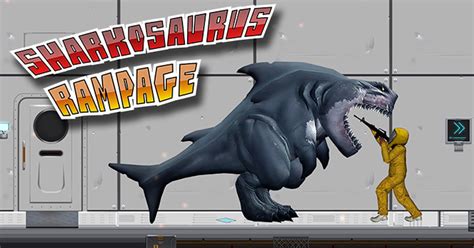 Sharkosaurus Rampage 🕹️ Play on CrazyGames