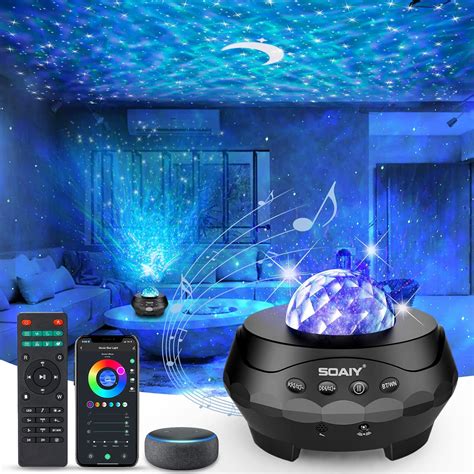 Amazon.com: SOAIY Star Projector, Galaxy Projector Starry Night Light ...