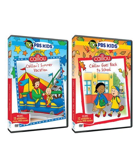 Caillou Caillou's Summer DVD Set | Caillou, Pbs kids, Outdoor school