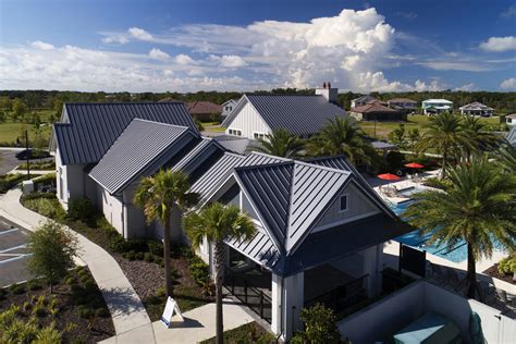 Metal roof brings a ‘front porch lifestyle’ to Florida clubhouse ...