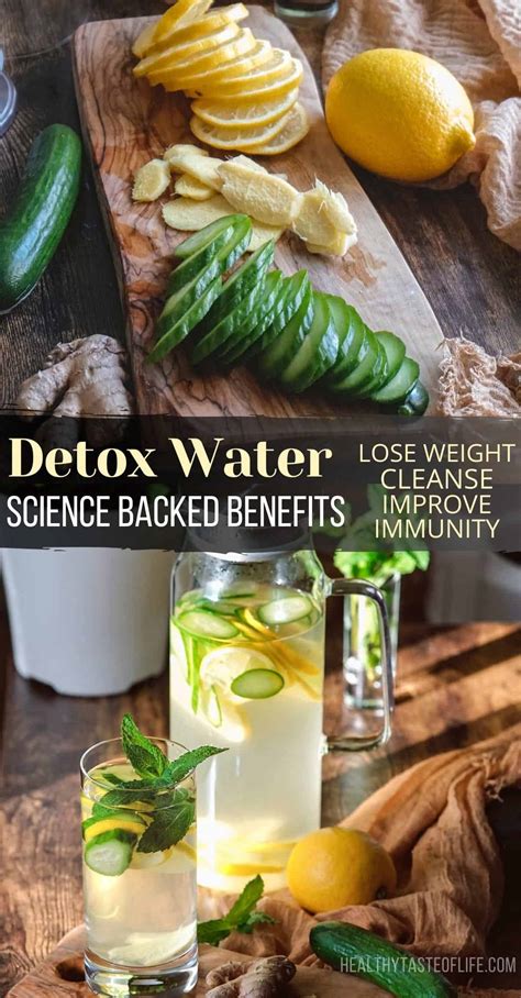 Cucumber lemon ginger water detox | Healthy Taste Of Life