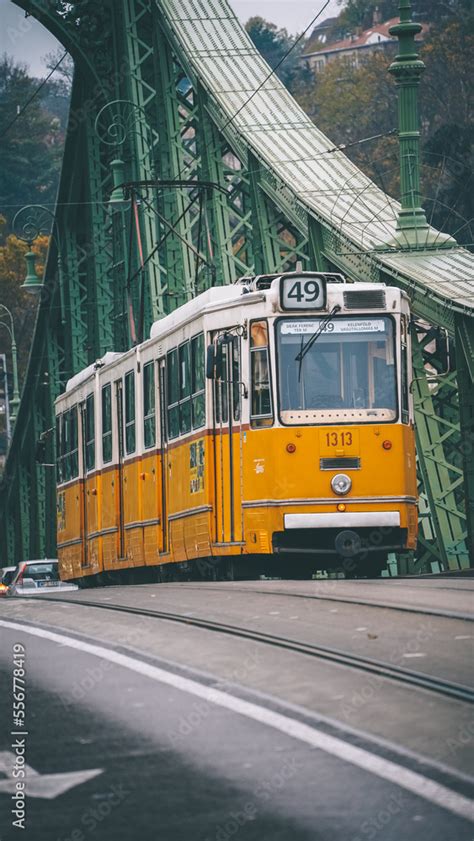 Tram in Budapest at Day Stock Photo | Adobe Stock