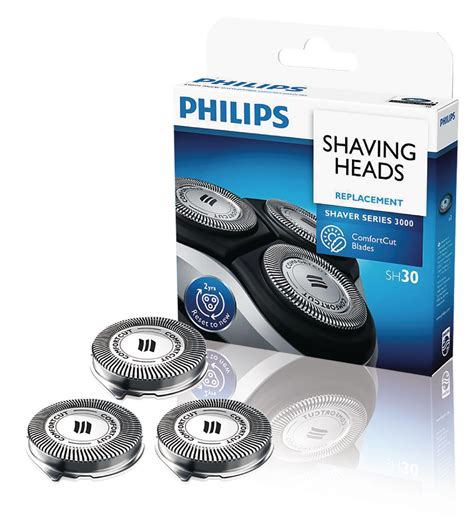 3 x Shaver Razor Blades Heads Replacement for Philips SH30/50 ...