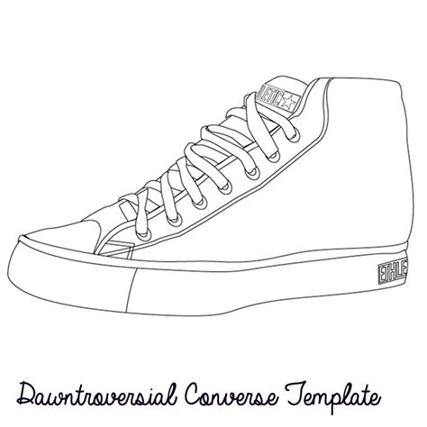 CONVERSE-ATION STARTER! Design Your Own | Shoe template, Design your own shoes, Design your own ...
