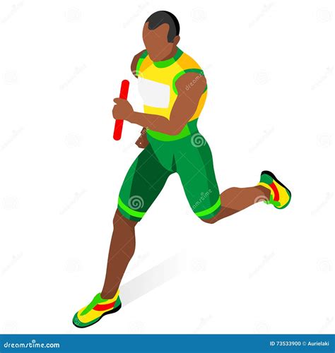 Athletics Running Clipart