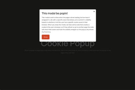 Webflow Showcased | Cookie Based Popup