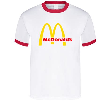 McDonalds Fast Food Golden Arches Symbol Logo T Shirt