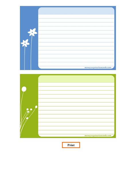 47 Free Recipe Card Templates (Word, Google Docs) - TemplateArchive