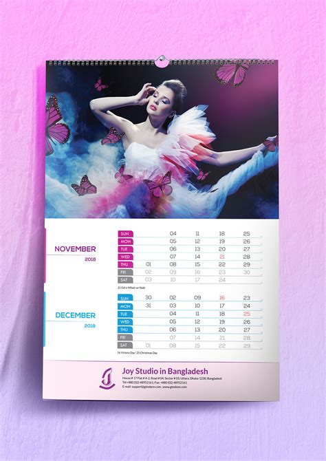 Wall Calendar Design on Behance