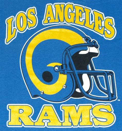 Vintage 1980s LA Los Angeles Rams Football NFL T-Shirt NOS