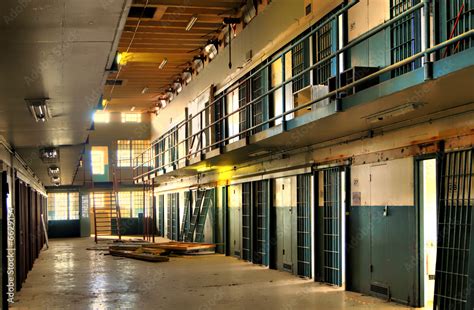 HDR of Abandoned Prison Cell Block Stock Photo | Adobe Stock