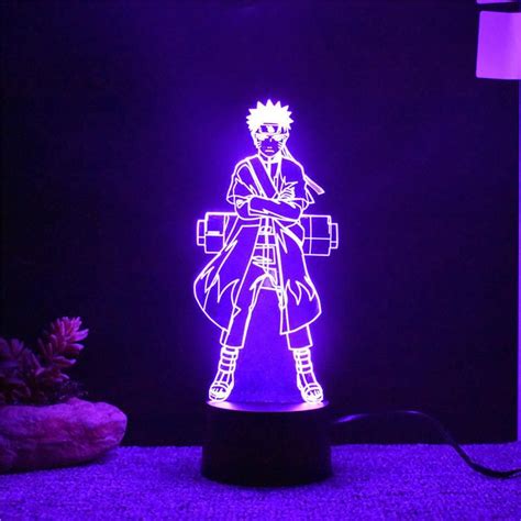 Color Changing Naruto 3D LED light | Night light kids, 3d led light, Led lamp