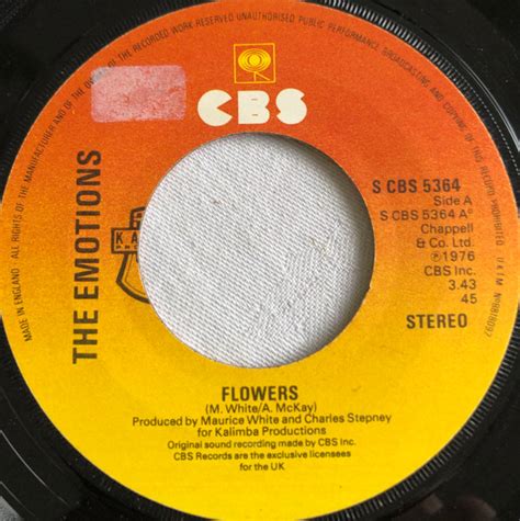 The Emotions – Flowers (1977, Hollow Centre, Vinyl) - Discogs