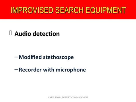 Techniques of search and rescue (2)