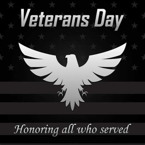 Eagle icon for veterans day. | Premium Vector