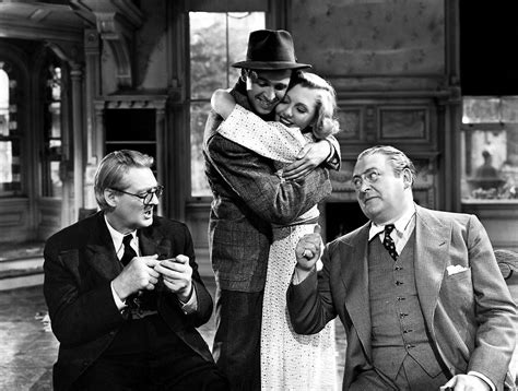 lionel barrymore, james stewart, jean arthur & edward arnold - you can't take it with you 1938 ...