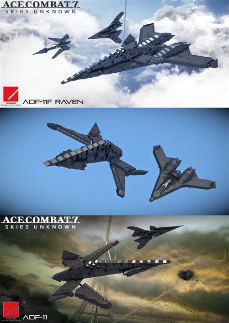 Ace Combat 7 ADF-11F Raven and ADF-11 UAV : r/spaceengineers