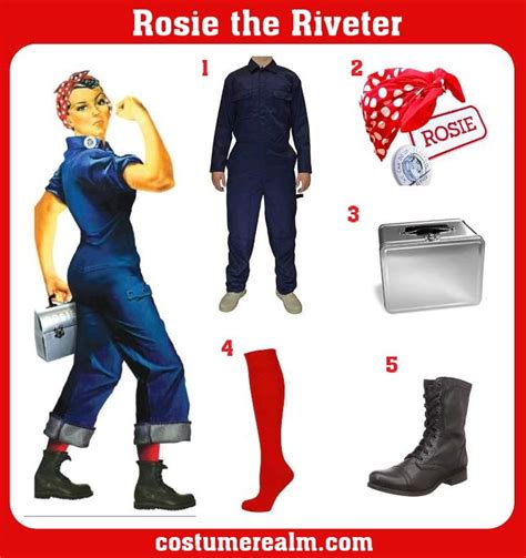 Rosie The Riveter Costume | Halloween Costume Guide