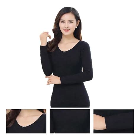 Sexy Thermal Underwear Women Winter Thermal Underwear Ladies Seamless ...