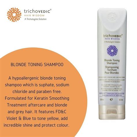 Say goodbye to brassiness! Our Blonde Toning Shampoo is guaranteed to gently tone and refresh ...