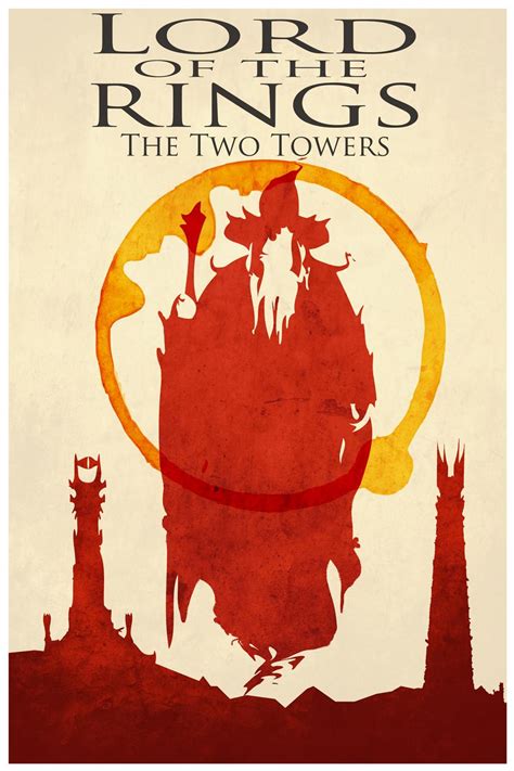 The Geeky Nerfherder: Movie Poster Art: The Lord Of The Rings - The Two Towers (2002)