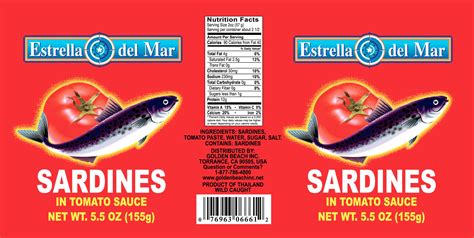 Sardines-in-Tomato-Sauce Sardines, Tomato Paste, Cholesterol, Nutrition Facts, Calorie, Sauce ...