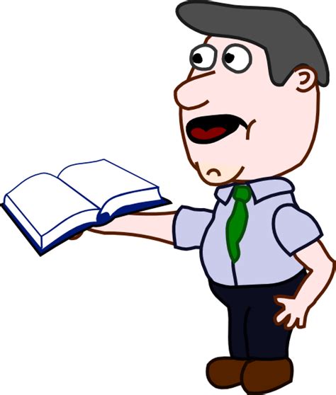 Man Holding Book Clip Art at Clker.com - vector clip art online, royalty free & public domain