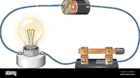 Simple Circuit With Battery And Light Bulb