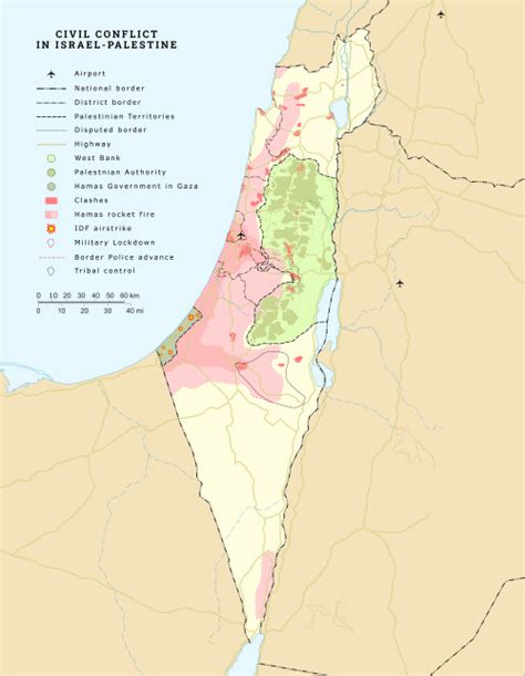 Israel Palestine Border