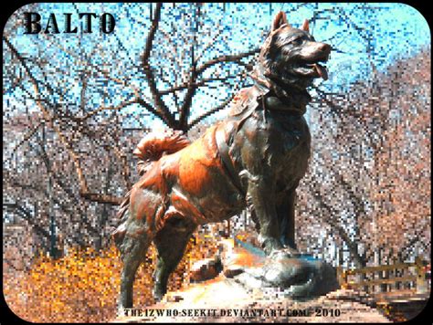 Balto Statue by the1zwho-seekit on DeviantArt