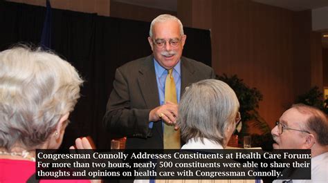 Congressman Gerry Connolly Addresses Constituents at Healt… | Flickr