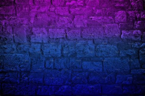 Neon Brick Design On Purple Wallpapers - Wallpaper Cave