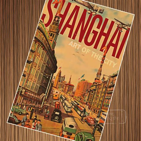 Old Shanghai 1930s History China Travel Tour Retro Vintage Poster ...