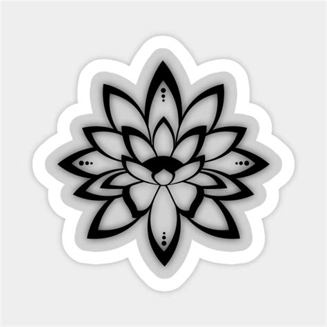 Lotus Flower Symbol - Hinduism - Sticker | TeePublic