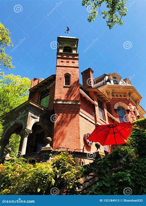 The Harry Packer Mansion in Jim Thorpe Editorial Stock Photo - Image of ...