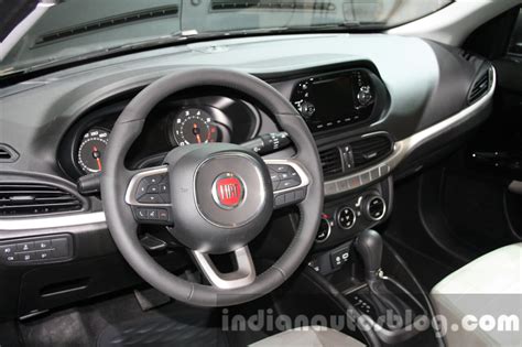 Fiat Tipo interior at the 2015 Dubai Motor Show