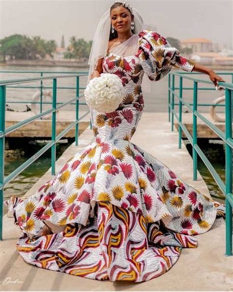 Nigerian Bride Rocks Ankara Wedding Dress Style for Her Wedding ...