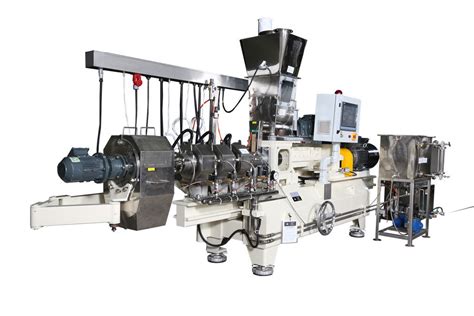 Twin Shaft Extruder Technology - Co-Rotating Screw Extruder (for food, snack, texturized meat ...