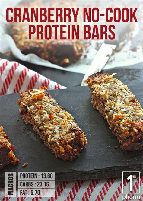 1st Phorm Cranberry No-Cook Protein Bar Recipe - 1st Phorm | Protein ...