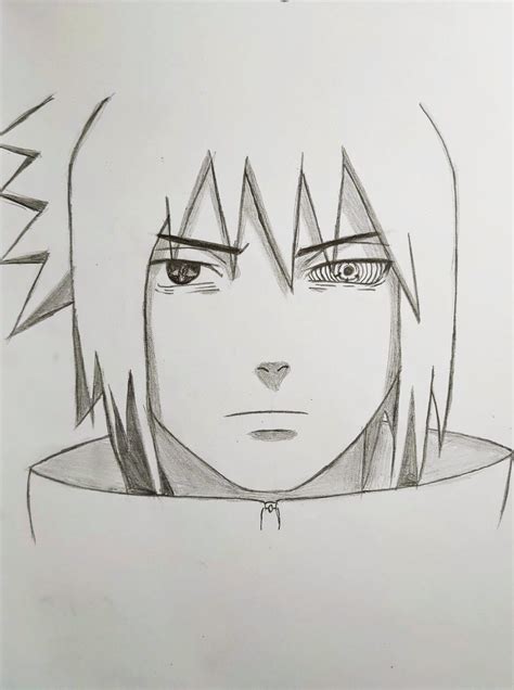 Sasuke uchiha drawing - how to draw sasuke step by step with one pencil ...