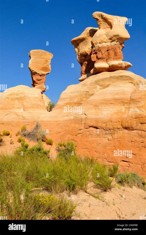 Hoodoos at Devils Garden, Grand Staircase Escalante National Monument ...