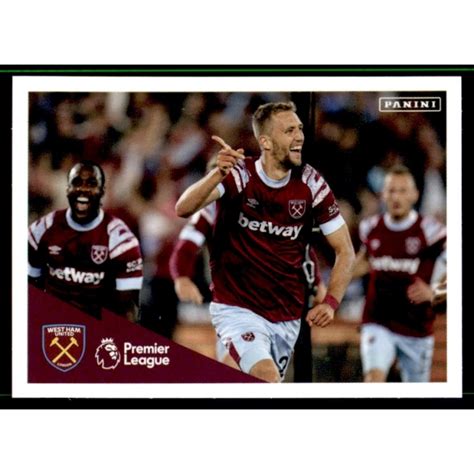 Sale Sticker of Tomáš Souček Celebration West Ham United Panini Premier ...