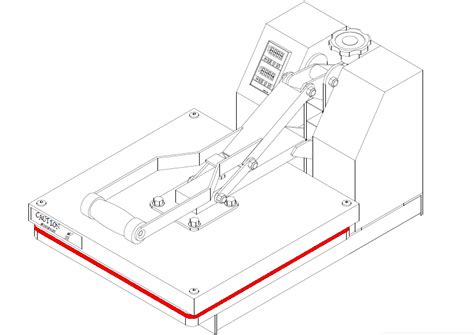 High Pressure Manual Digital T-shirt Heat Press Machine 15" × 15"|Toolots