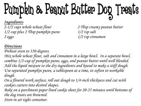 Pumpkin & Peanut Butter Flavored Dog Treats | Peanut butter dog treats ...