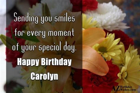 Happy Birthday Carolyn