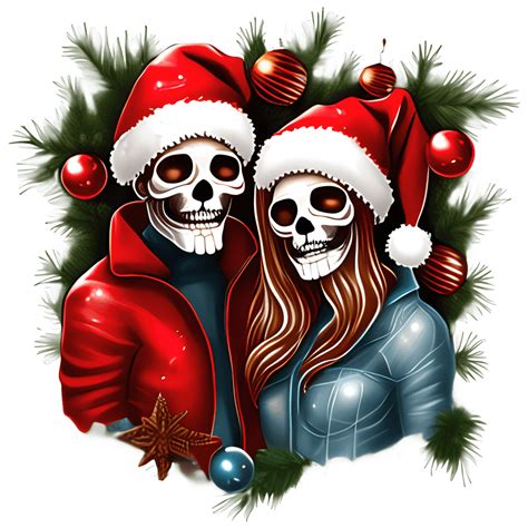 Handsome Skeleton Couple · Creative Fabrica