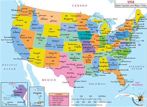 United States Of America Map Cities | Hot Sex Picture